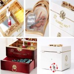 Classical Musical Jewelry Box for Girls Ballerina Music Case Kids Jewelry Boxes Trinket Storage Box with Drawer for Children Little Girl's Gifts Melody for Elise Color : Red - B3AQO2HDE