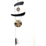 Feng Shui Brass Gong Wind Chime for Patio Garden Terrace - BJO87DXN2