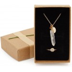 Floral Gift Boxes For Necklaces and Bracelets 2.2 x 3.5 x 1.2 In 24 Pack - BQP6TXC8I