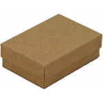 JPB Recycled Kraft Cotton Filled Jewelry Box #32 Case of 100 3.125 inches x 2.125 inches - BJY234AZY
