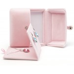Oirlv Pink Velvet Jewelry Packaging Box Pendant Earrings Display Storage Case Pendant Gift Box - BQCCGTAPI