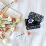 Shop LC Jewelry Holder Mini Treasure Chests Trinket Boxes Handcrafted Set of 7 Gifts Keepsake Storage Box Multicolor Multi Beaded Wooden - BQLF9U46D