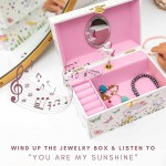 Unicorn Jewelry Box for Girls Girls Jewelry Box Girls Jewelry Set Unicorn Music Box for Girls Kids Jewelry Box for Little Girls Unicorns Gifts for Girls age 4 5 6 7 8 9 10 11 - BQU3IX9JZ