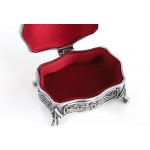 Valentines Claddagh Jewelry Box Small Love Loyalty Friendship Medallion Pewter Made in Ireland - BTT06GW15