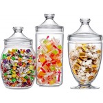 Amazing Abby Adore & El Apothecary Jars Bathroom Canisters Decorative Jars Vanity Organizer Kitchen Storage Candy Buffet Wedding Display and More - BRTUVKZCN