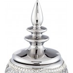 Dahlia Studios Silver 13 High Ceramic Decorative Jar with Lid - B81FK4BNK