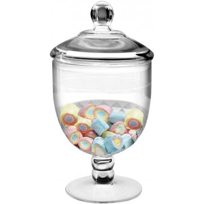 Frexmall Apothecary Jar with Airtight Lid in Premium Acrylic Plastic Decorative Weddings Candy Buffet Elegant Storage Jar 55-Ounce - BF8UZOQ06