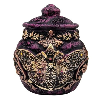 QTMY Vintage Decorative Jars,Resin Retro Gothic Witch Witchcraft Sorcery Elixir Poison Potion Bottle Apothecary Jar Home Ornaments - B19QN48EU