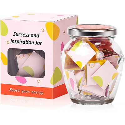 Success and Inspiration Jar Positive and Motivated Quotes Jar Gifts for Friends Female Birthday Gifts for Friends Female Going Away Employee Appreciation Thinking of You Gift for Friends Women - BRA0E6JD1