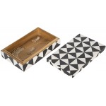 Black & White Triangle Art Collection Storage Organizer Decorative Box Multipurpose Gift 8x5x2 inch - B37HHQZKY
