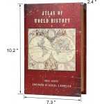 Decorative Vintage Book Shaped Trinket Storage Box with Magnetic Cove map地图 - BO8HHDB8U