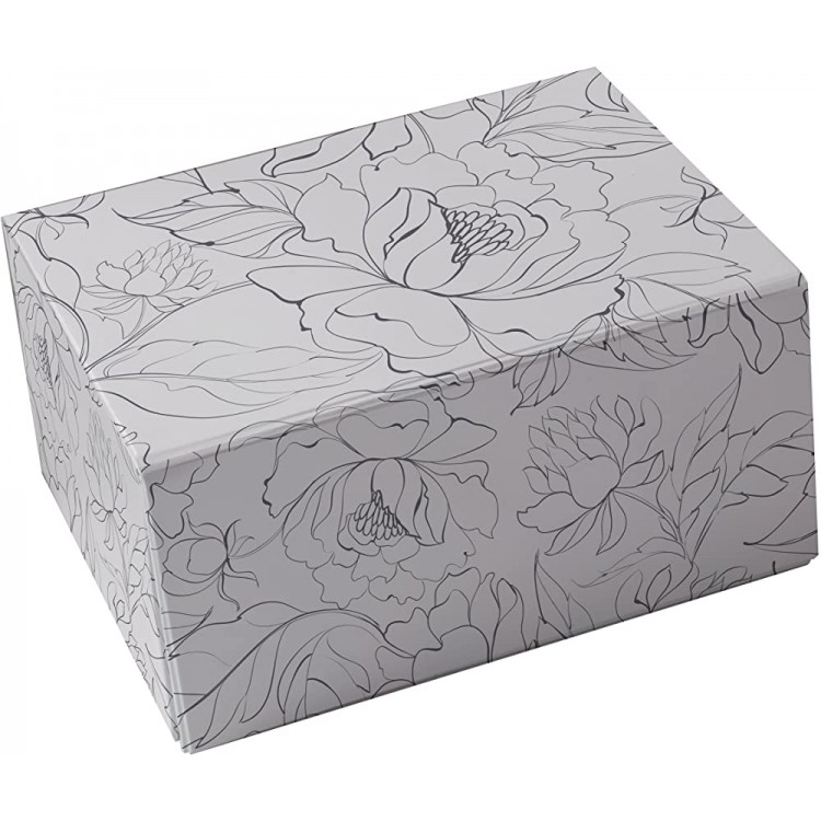 Snap-N-Store Storage Box 3-Piece Set Small Medium Large Hand Drawn Floral SNS03327 - BY5JX095P