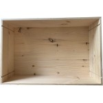 Vineyard Crates One 1 Decorative ITALY Wine Crate Wooden Box for Wine Storage Wedding Decor DIY Projects Garden Planter Boxes NO Lid NO Storage Inserts 12BtlStd - BJ6QC5KJO