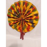 African TV African Fabric Handmade Folding Fan African Hand-held Folding Fan - BJU2U20TD