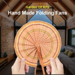 Garden Of Arts Hand Made Folding Fans Handheld Fans Bamboo Fan - B23QQU8R6