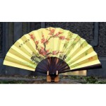 menolana Fan Display Stands Bamboo Sturdy Decorative Japanese Folding Fan Holder Base - B9XZ1CET9