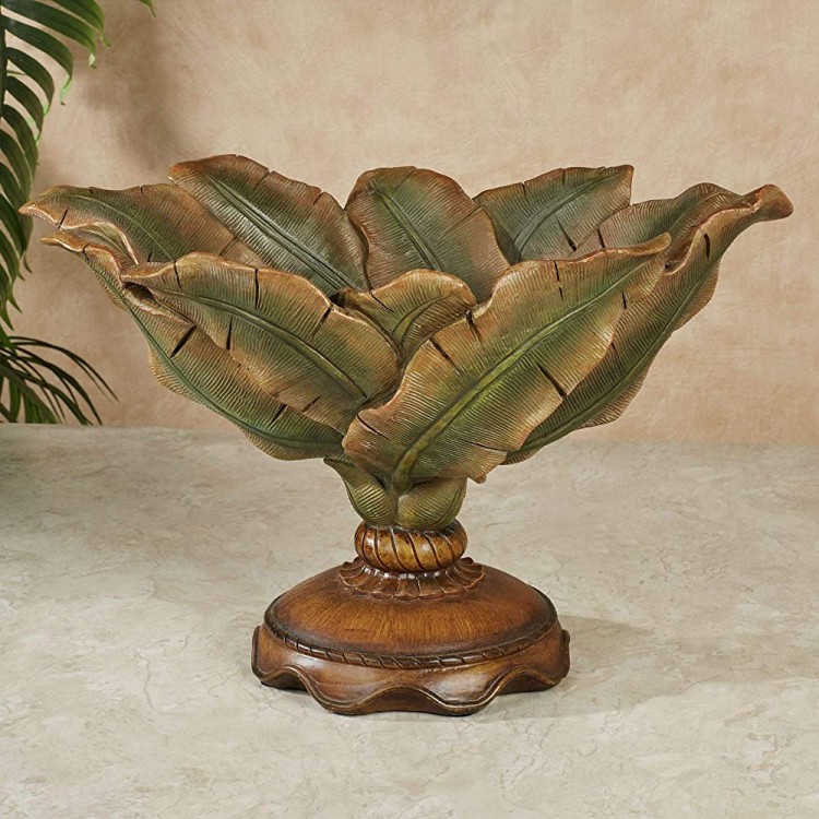 Bamboo Tropics Decorative Centerpiece Bowl Green - BVLFDCD2L