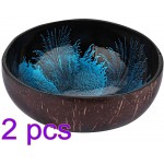 BESTONZON 2pcs Coconut Bowls Natural Coconut Shell Storage Bowl Coconut Serving Bowls Candy Container Nuts Holder - BLHHYOVJG