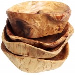 Creative Wood Bowl Root Carved Bowl Handmade Natural Real Wood Candy Serving Bowl 10-12 - BBOTT68FK