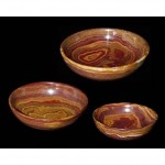 Decorative Red Onyx Stone Bowl Large 8 Inch - B5PNFP85H