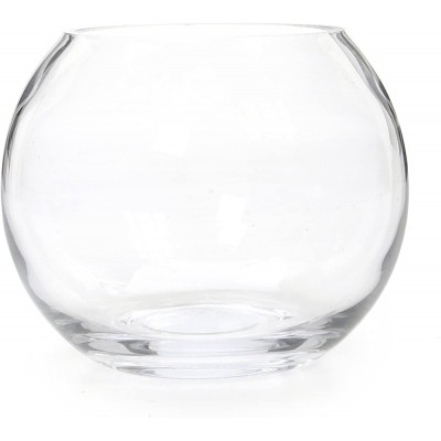 Hosley's 6" Diameter Glass Bowl. Ideal Gift for Wedding Special Occasion Floral Centerpiece Arrangements Tealight Gardens Spa & Aromatherapy Settings DIY Craft Projects O3 6“ - B7KJ7L1FB