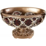 OK Lighting Curvae Decorative Bowl with Spheres Brown Bronze and Gold - BQBZZKTJQ