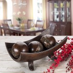 Schonwerk Decorative Bowl for Home Decor Centerpiece for Dining Room Table Coffee Table Decor Home Decorations for Living Room Mantle House Decor Decorations or Key Bowl for Entryway - B99C2MHJS