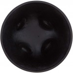 Small Footed Decorative Black Cast Iron Bowl for Fruit Keys or Decoration 6.1 Inch - BAUTKMWX3