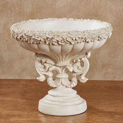 Touch of Class Cantrelle Decorative Centerpiece Bowl Ivory - BMR7MGNFA
