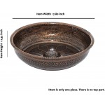 Turkish Authentic Copper Bath Bowl & Hammam Bowl 440gr 15.50 oz Made of Zinc Copper - B0HZCWH0K