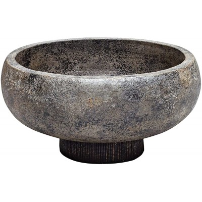 Uttermost Brixton 14" Wide Black Terracotta Modern Decorative Bowl - BD0TG0HIO
