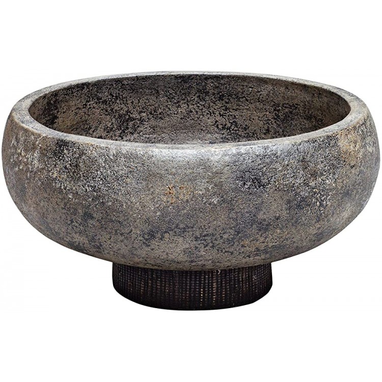 Uttermost Brixton 14 Wide Black Terracotta Modern Decorative Bowl - BD0TG0HIO