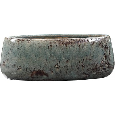 Uttermost Tenzin 15 1 2" Wide Aqua Blue Modern Ceramic Decorative Bowl - BB6JLAVDP