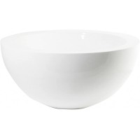 White Sleek Decorative Bowl 7"H x 15"W - BYSKGJRIO