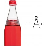 Aladdin Fresco Twist and Go Two Way Lid Water Bottle Red 0.7 Litre - BOA9XSJ3J
