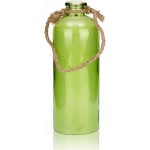 BRUBAKER Decorative Lighted Bottle with 10 LED Pendant Lamp 4.3 x 12.4 Inches Green - BXPSPH7EN