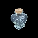 Clear Glass Bottle With Cork Stopper Assorted Shapes Bud Vases Jars Message Wish Bottle 1 Piece Love Bottle - BOSUT8938