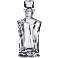 Cooper Collection Modern Crystal Hand-Crafted Decorative Bottle - B4RBRVXQF