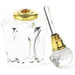 Crystal Perfume Bottle Set in Vintage Style 4 Pack - B9H9TWRDS