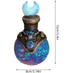 Crystal Potion Bottle Halos Magic Potion Magic Moon Potion Decorative Bottle Resin Decoration Beautiful Home Ornament Gift for Birthday Valentine's Day Asaim - BDV64E8UY