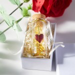 Cute Romantic Gifts for Her Women Couples Let the Adventure Begin Tiny Bottle Decorative Heart in a Bottle Decorative Bottle Mini Wish Jar with Message Gift for Wedding Valentines Birthday - B566VD959