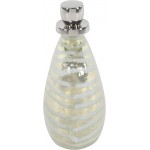 Deco 79 Glam Glass and Metal Decorative Bottle 5W x 12H Silver Gold - B2N803448