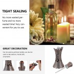 FOMIYES Vintage Decorative Fragrance Bottles Empty Refillable Glass Bottles Perfume Holder Container Scent Bottle Cosmetic Atomizers for Travel Office Home Decor 15ML - B7ERXGZQ7