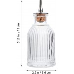 Happyyami Bitters Bottle for Cocktails Barware Glass Dasher Bottles with Dash Tops Great for Bartender Home Bar Decorative Bottle - BY1UOLQ7A
