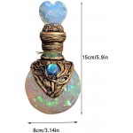 Mermaid Aura Magic Potion Potion Moon Bottle Resin Moon Magic Potion Decorative Bottle Resin Moon Magic Potion Handcrafted Gifts for Her Girlfriend Wife-Blue - BC2H4CT5L