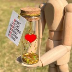 Sister Gifts from Sisters Message in a Decorative Bottle Sweet Giving Inspiring Strong Beloved Friend Friendship Gifts for Women Birthday Christmas Graduation Gifts for Sister Bestie - BEJXYTTLX