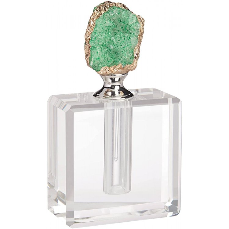 Studio 55D Green Agate Crystal Decorative Perfume Bottle - BXJ9YZPLU