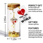 You are My World-Cute Decorative Bottle Gift-Romantic Decoration Bottle Gift for Girlfriend or Boyfriend I Love You Gift for Wife Husband Anniversary Birthday Valentines Day Mother's Day. - BN4XWF672