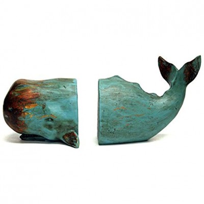 Contrast Resin Sperm Whale Bookends - BZLOW1FKO