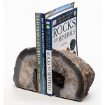 DesertUSA Agate Bookends Polished Geode Bookends Crystal Bookends Bookends Made of Stone Decorative Bookends Home Décor 6 8 lb Natural - BNAAH9OT8